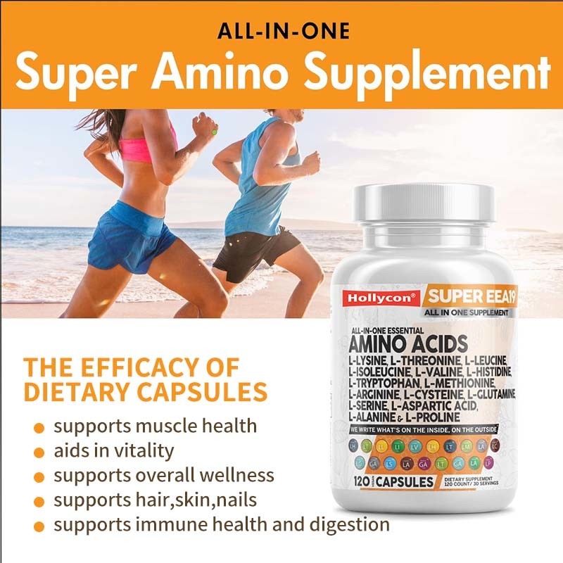 OEM-ondersteuning Arginine Supplement L-arginine Capsules voor volwassenen Aminozuren Capsules