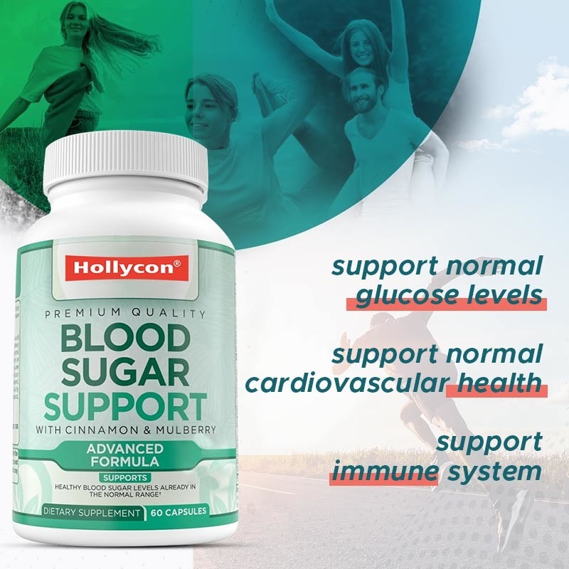 OEM Normale bloedsuikersupplement Kaneel Bittere meloen Moerbei Zink Biotine Vitamine kruidensupplement