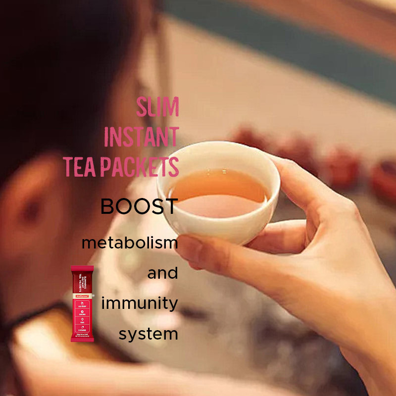 Slimming Instant Tea Packets Voor dieet Ondersteuning Oolong thee Vitaminen Garcinia On-the-go Instant Sticks