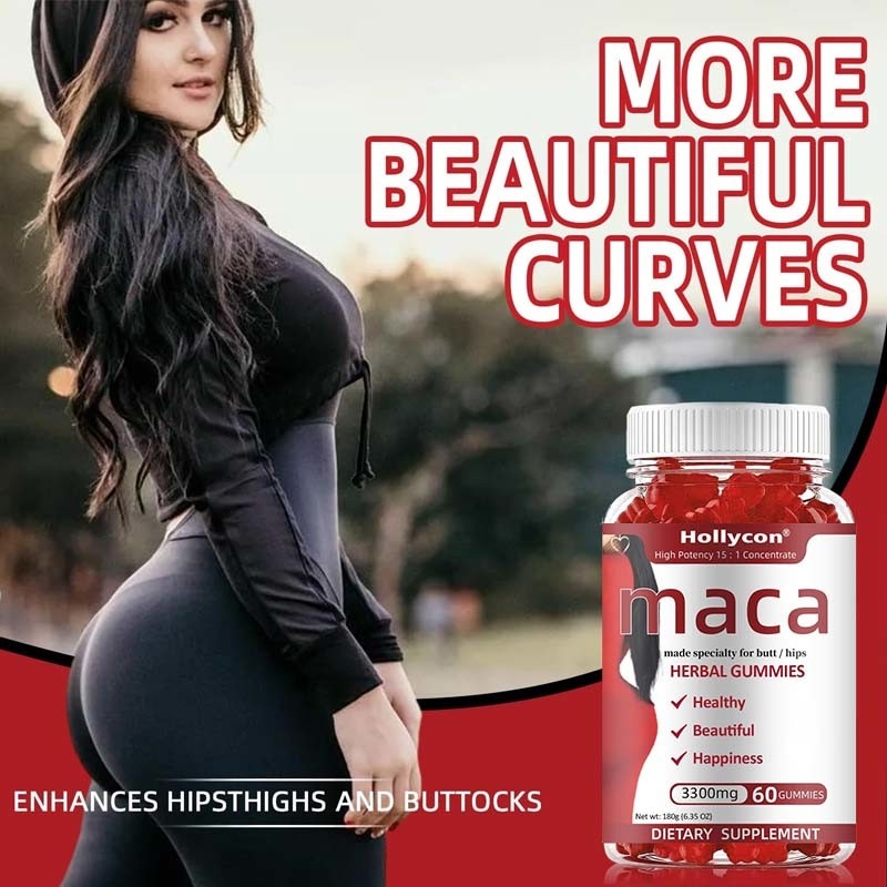 OEM Energie Humeur Immuunondersteuning en Hormonale Balance voor Vrouwen Maca Root Gummies