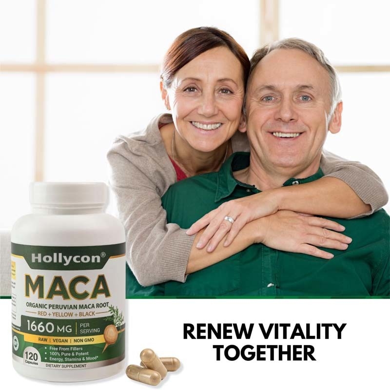 OEM Hormoonbalans Biologische Maca wortel capsules voor vrouwen en mannen Maca wortel capsules