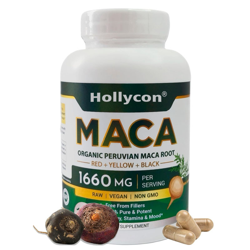 OEM Hormoonbalans Biologische Maca wortel capsules voor vrouwen en mannen Maca wortel capsules