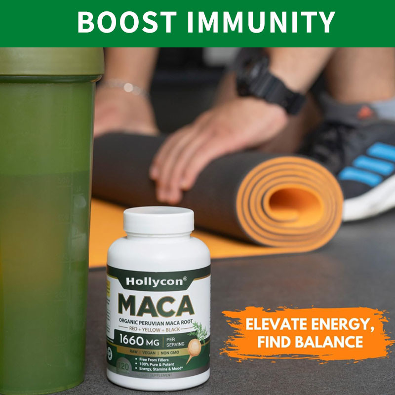 OEM Hormoonbalans Biologische Maca wortel capsules voor vrouwen en mannen Maca wortel capsules