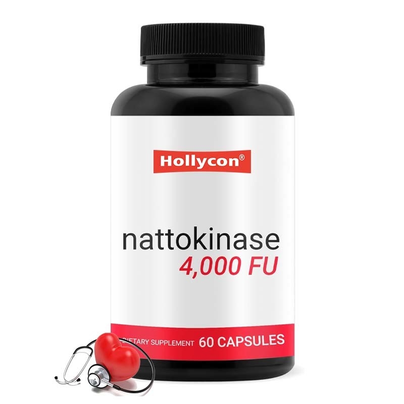 OEM Organic 4000 FU per portie Hartgezondheidsondersteuning voor volwassenen Nattokinase capsules