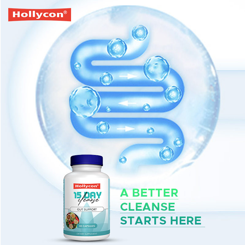 OEM Hollycon 15 Dag Reiniging Capsules Darm en dikke darm Senna Leaf Support Darm Reiniging Detox