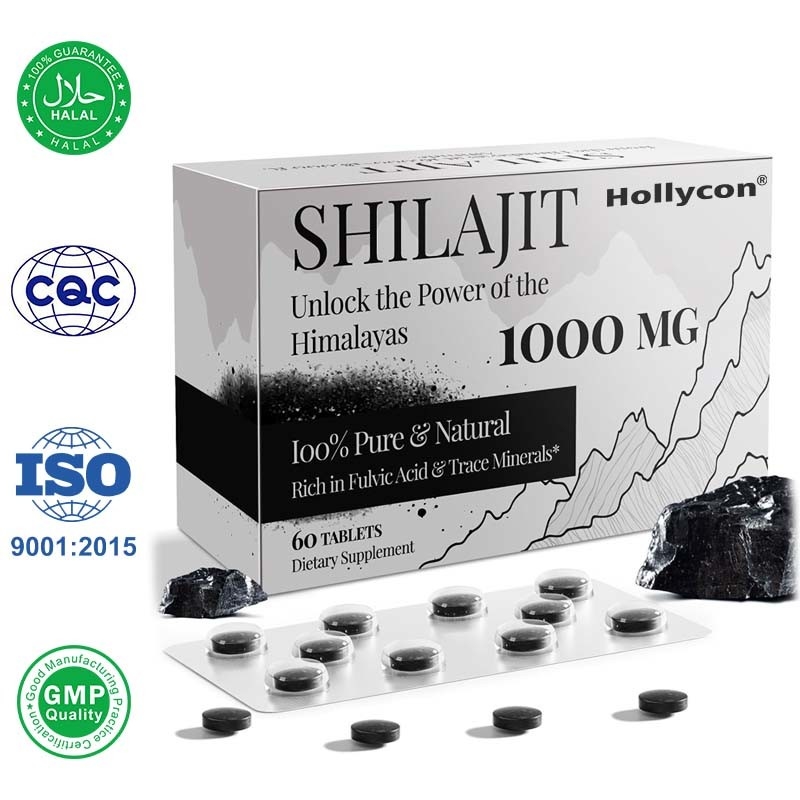 Shilajit Tabletten Energie Immuun Ondersteuning Organische Shilajit voor Mannen en Vrouwen