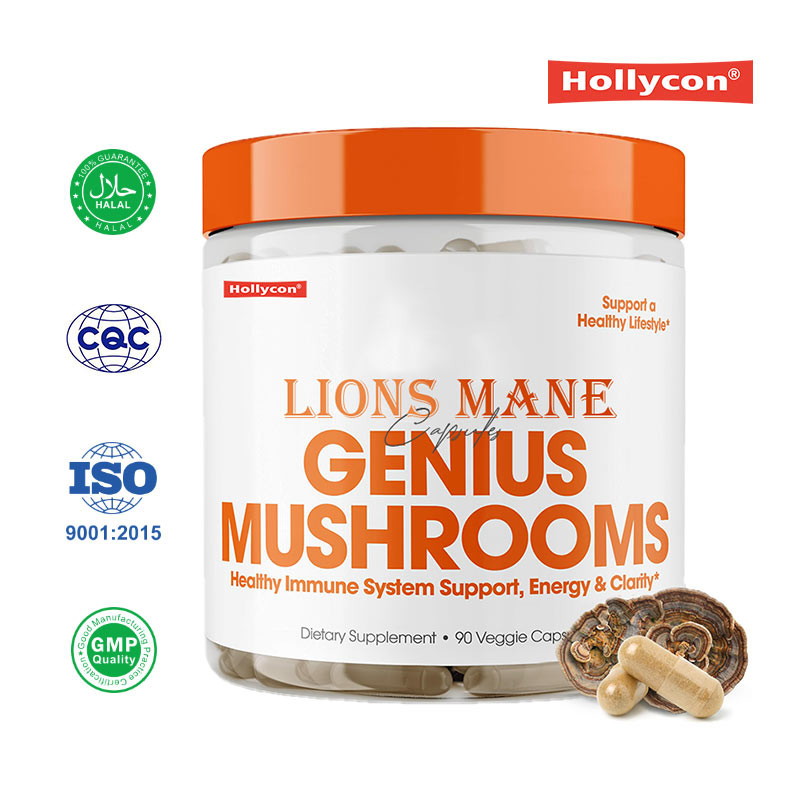 Vervaardiger Champignon Supplement Leeuwenmane Capsules Helpen Lever Nier Geheugen Ondersteunen Immuun