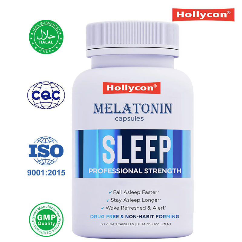 Leverancier Melatonine capsules Slaapverzorging voor volwassenen Slaapverzorging met magnesiumglycinaat