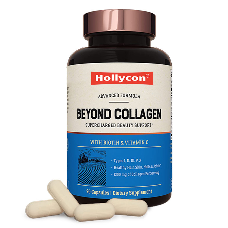 Multicollageen capsules type I II III V X Vitamine supplement voor haar, huid en nagels