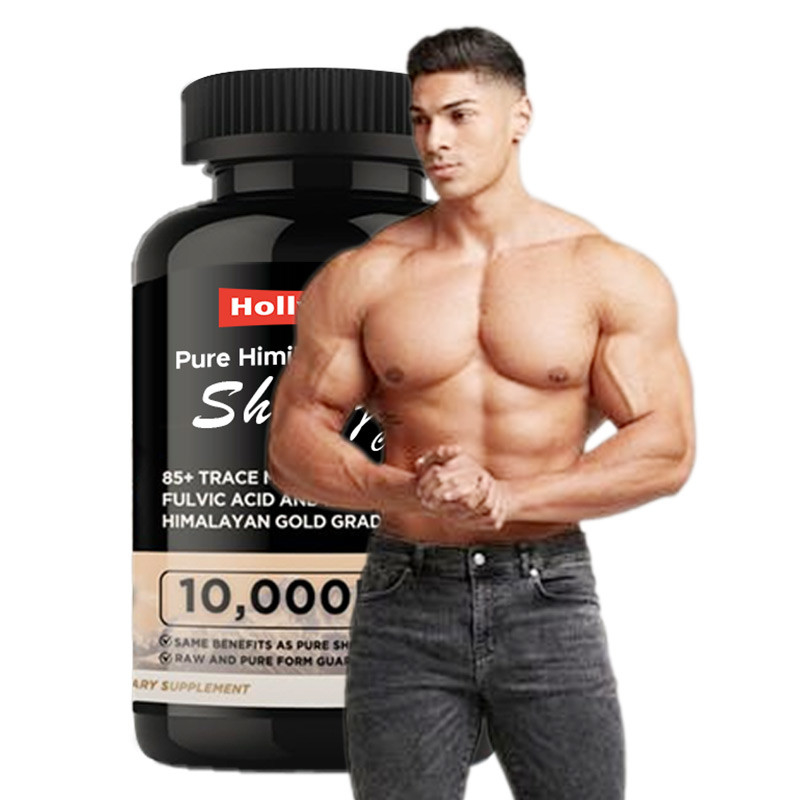 OEM Pure Himalayan Organic Shilajit Capsules Antioxidanten Ondersteunen Energie Immuun Stress Verlichting