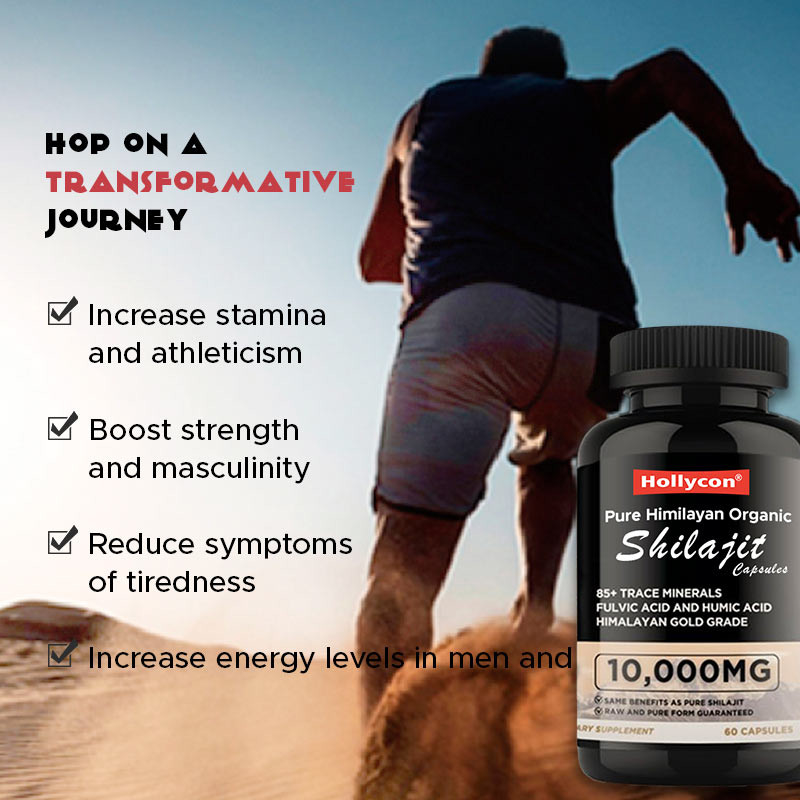 OEM Pure Himalayan Organic Shilajit Capsules Antioxidanten Ondersteunen Energie Immuun Stress Verlichting
