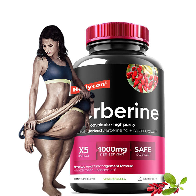 OEM Berberine Capsules Berberine HCL Appetitsuppressant Supplement Afslankpillen voor gewichtsverlies