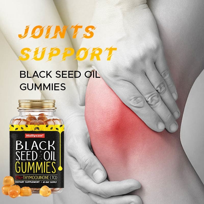 OEM Black Seed Oil Gummies voor gewrichten ondersteunen 500mg Black Seed Oil Gummies