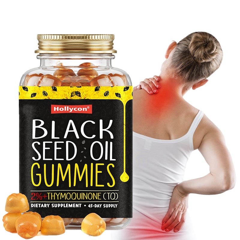OEM Black Seed Oil Gummies voor gewrichten ondersteunen 500mg Black Seed Oil Gummies