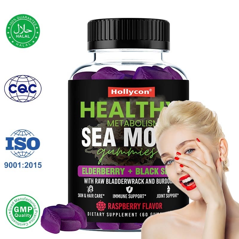 Zee-moes gummies voor sterk haar Ierse zee-moes gummies voor immuunondersteuning