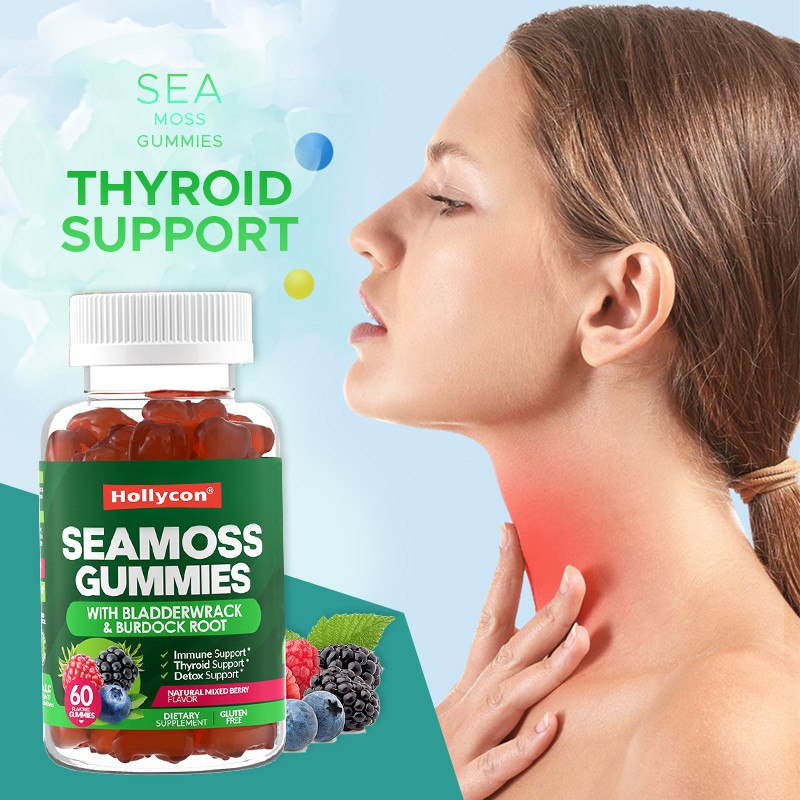 Ierse zee mos Gummies 1000mg Blaaswrack Zee mos Gummies voor ondersteuning van de spijsvertering