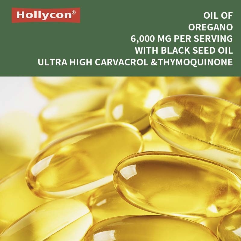 Biologische oregano-olie softgels 6000mg Olie van oregano softgels voor immuunondersteuning