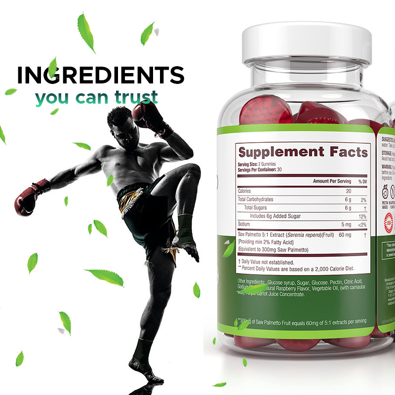 Saw Palmetto Gummies Voor Mannen En Vrouwen Hormonale Balance Saw Palmetto Supplement