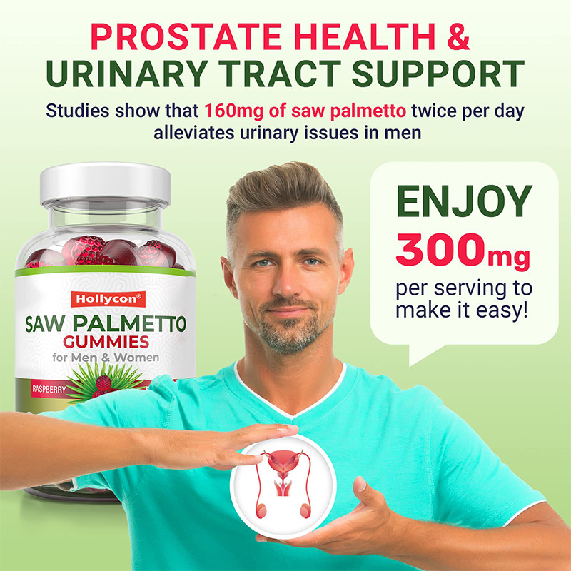 Saw Palmetto Gummies Voor Mannen En Vrouwen Hormonale Balance Saw Palmetto Supplement