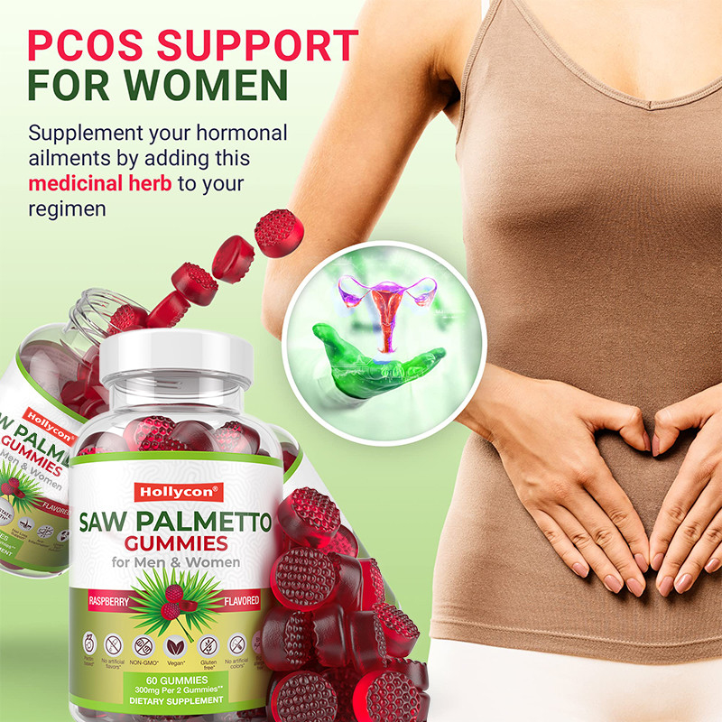 Saw Palmetto Gummies Voor Mannen En Vrouwen Hormonale Balance Saw Palmetto Supplement