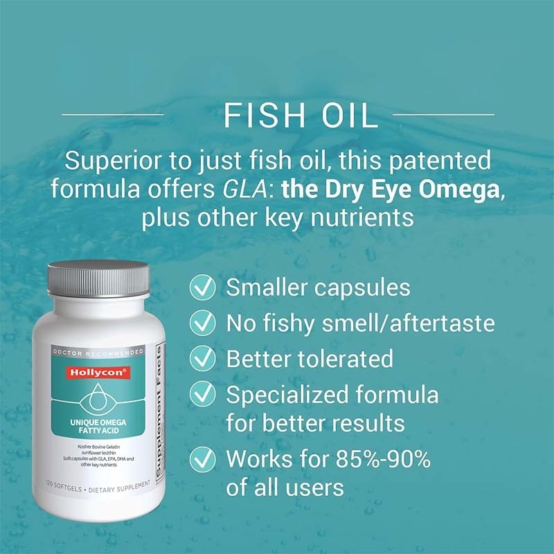 OEM Factory Manufacture Unieke Omega vetzuur softgels voor droog oog verlichting