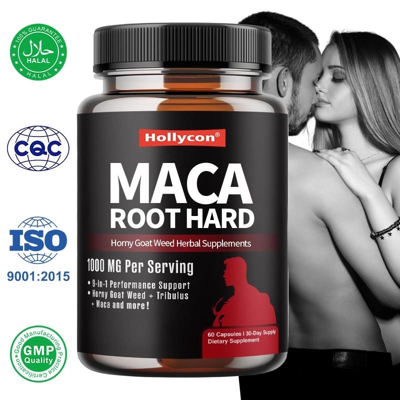 Private label Maca kruidensupplementen geile geiten wiet harde capsules voor verbeterde energie
