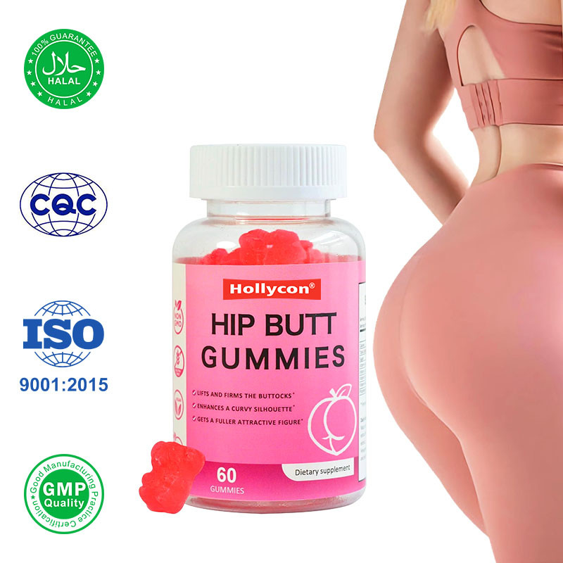 OEM Hip Butt Gummies Voor Vrouwen Butt Verbetering Supplement Voor Butt Lift