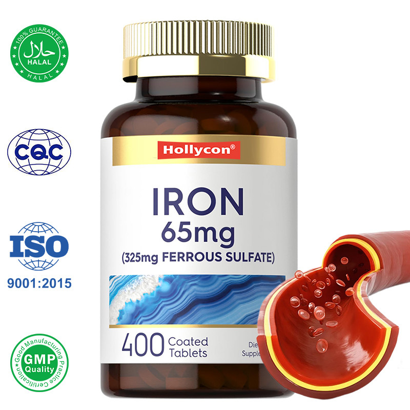OEM ijzertabletten ijzerzuursulfaat 365 mg voor de productie van rode bloedcellen