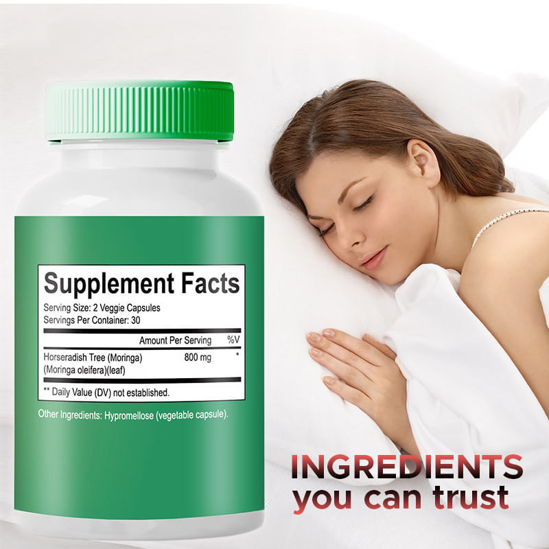 Moringa poeder capsules 6000mg Moringa oleifera speciaal mengsel voor gewrichtsondersteuning