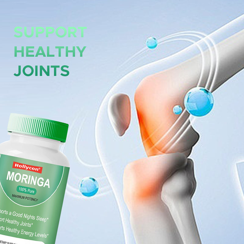 Moringa poeder capsules voor het ondersteunen van gezonde energieniveaus Moringa poeder capsules