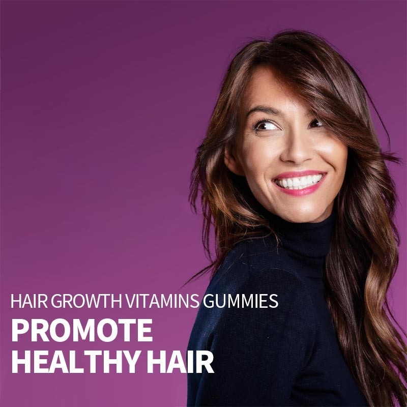 Haargroeisaccelerator zachte kauwgummies haargroei gummies voor kracht haar