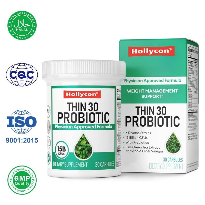 Dunne probiotica voor gewichtsbeheersing Bloating Relief 6 stammen voor darmgezondheid