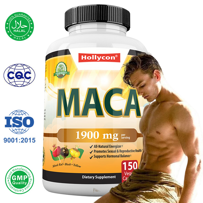 Maca wortel capsules krachtige energie capsules voor mannen humeur en hormonale balans