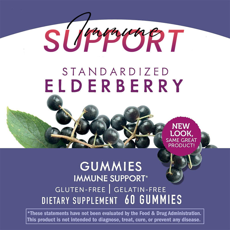Vervaardiger Sambucus Black Elderberry Gummies for Kids Vitamine Supplement Immuunondersteuning Antioxidant