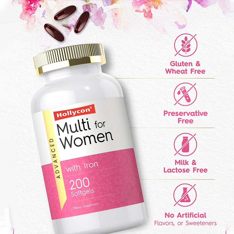 Multivitamine softgels voor vrouwen voor het immuunsysteem dagelijkse vitamines voor vrouwen