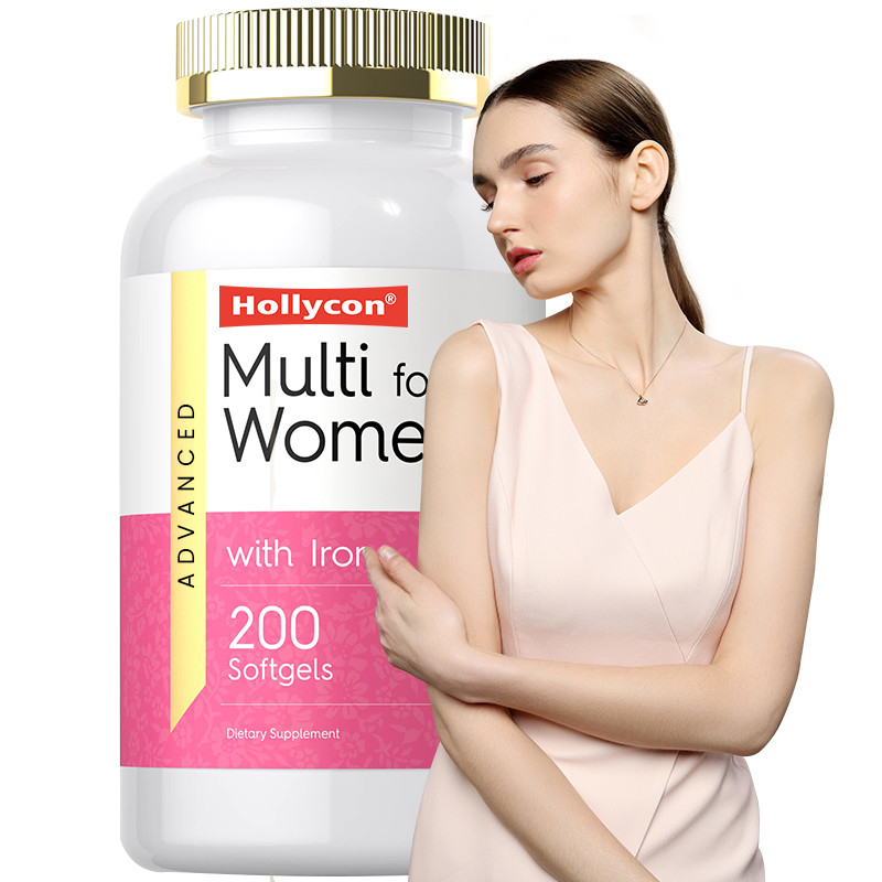 Multivitamine softgels voor vrouwen voor het immuunsysteem dagelijkse vitamines voor vrouwen
