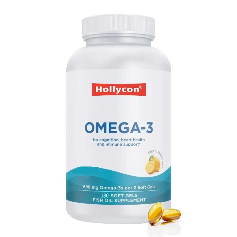 Omega-3 zachte gels EPA en DHA voor immuunsysteem Ondersteuning Gezondheid van hersenen en hart