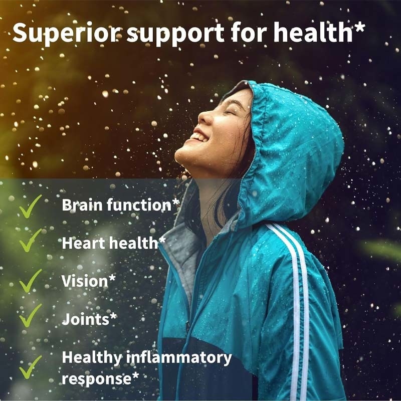 Triglyceride Omega 3 wilde visolie voor hersenfunctie Hart Oog En Huid Gezondheid