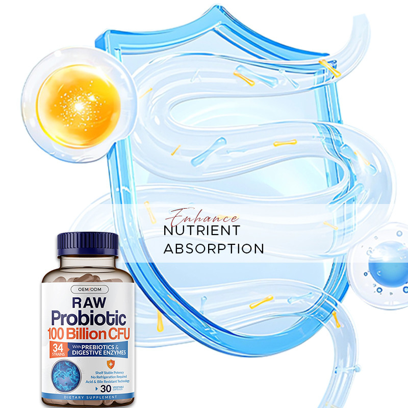 Organische probiotica harde capsules om het immuunsysteem te versterken