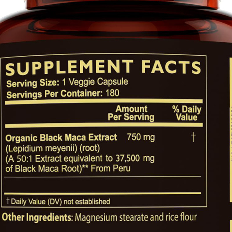 OEM Maca Root Capsules Biologische Maca Root Blend voor stemmingsondersteuning Maca Capsules