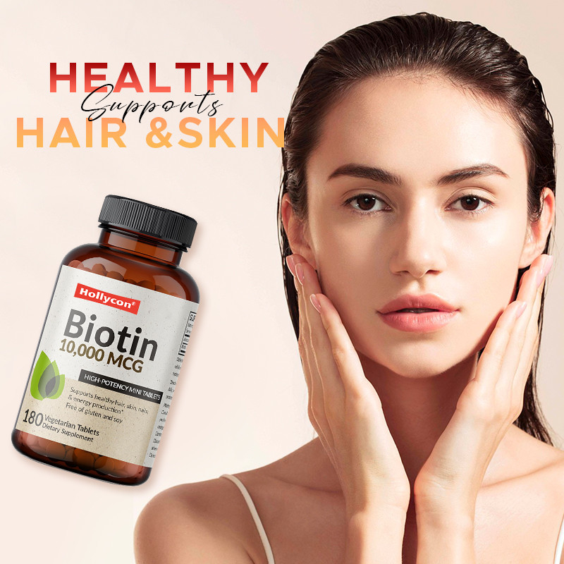 OEM Biotine capsules voor haargroei 10.000mcg Biotine voor gezonde huid en nagels