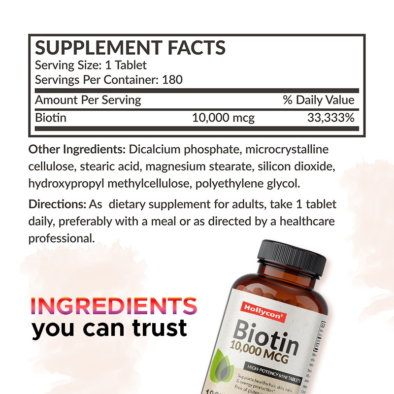 OEM Biotine capsules voor haargroei 10.000mcg Biotine voor gezonde huid en nagels