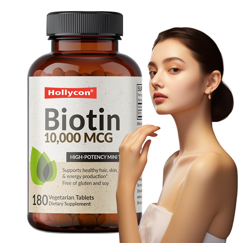OEM Biotine capsules voor haargroei 10.000mcg Biotine voor gezonde huid en nagels