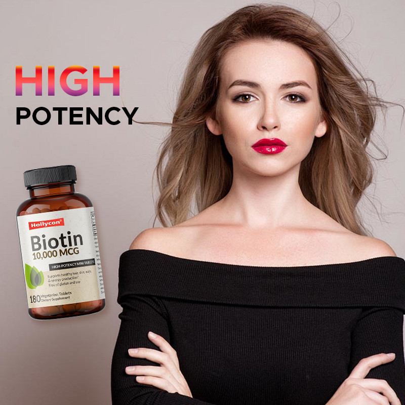 OEM Biotine capsules voor haargroei 10.000mcg Biotine voor gezonde huid en nagels