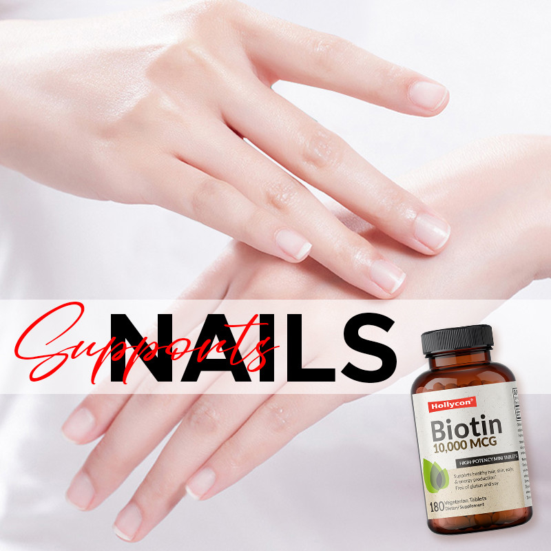 OEM Biotine capsules voor haargroei 10.000mcg Biotine voor gezonde huid en nagels