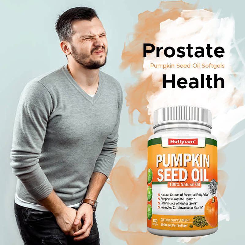 Olie van pompoenzaden van de fabriek Softgels Haar Prostaatgewricht Gezondheid Omega-3 Essentiële vetzuur supplement