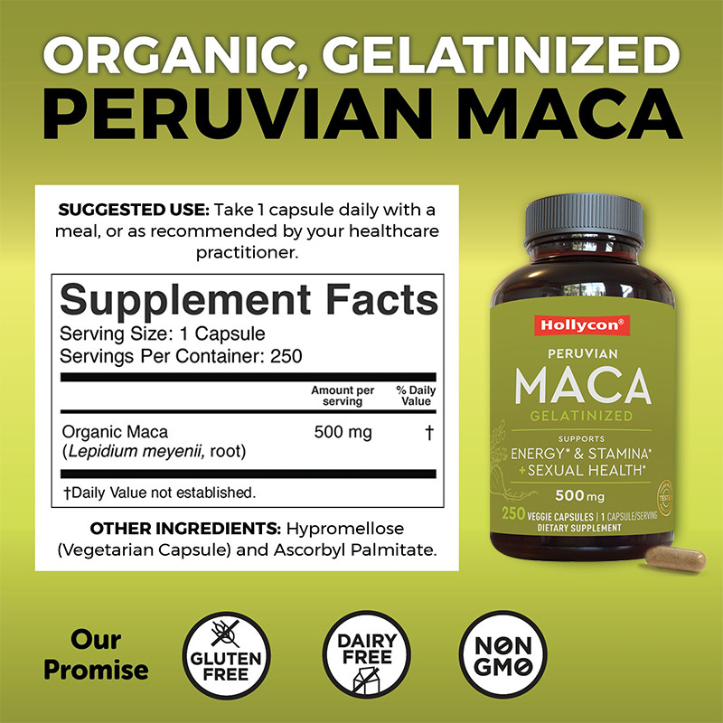 OEM Maca wortel capsules voor mannen biologische Maca wortel voor stemming ondersteuning Maca capsules