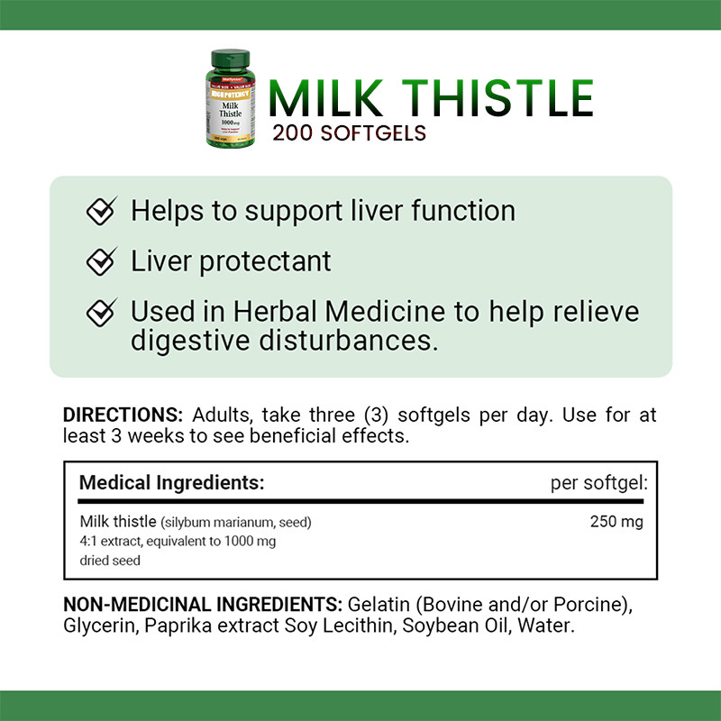 OEM Melkdistel Softgels voor ondersteunende leverfunctie 1000mg Melkdistel Softgels