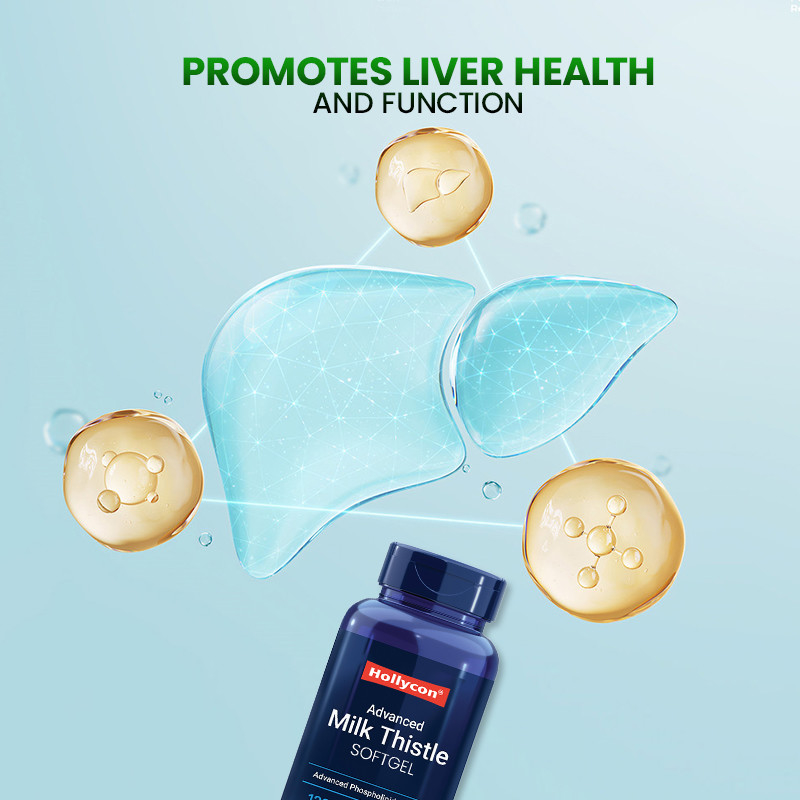 Milk Thistle Supplement voor het bevorderen van de gezondheid van de lever Milk Thistle Softgels voor natuurlijke ontgifting