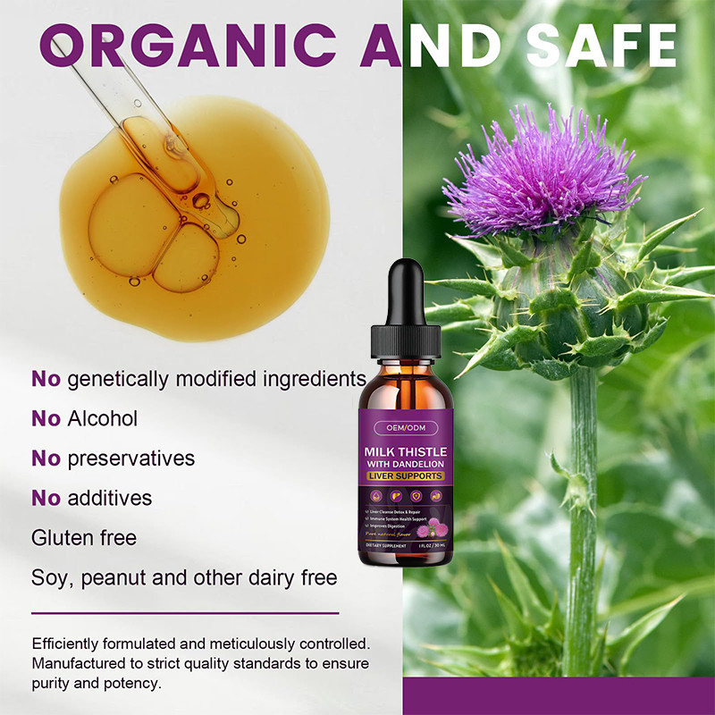 Olie van melkstelt Organic Milk Thistle Seed For Immune Support Milk Thistle Oil